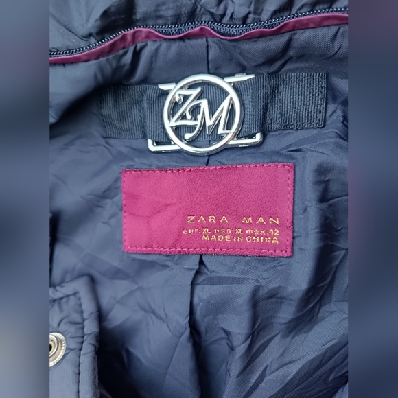 Zara Man Quilted Jacket - Picture 6 of 11